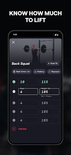 Fitbod: Workout & Gym Planner Android app screenshot 4
