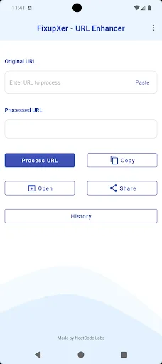 FixupXer - URL Enhancer Android app screenshot 2