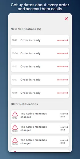 Quickord Waiter Android app screenshot 4