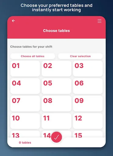 Quickord Waiter Android app screenshot 5
