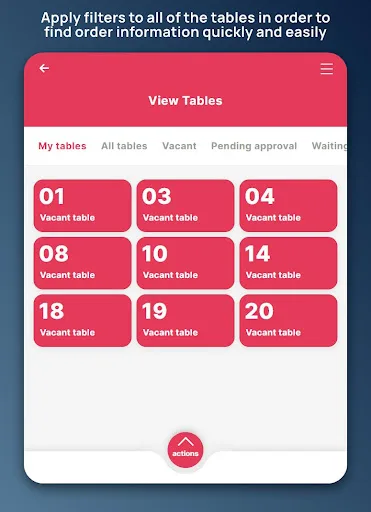 Quickord Waiter Android app screenshot 6