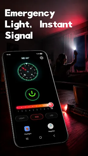 FlashGo: LED Flashlight Android app screenshot 3