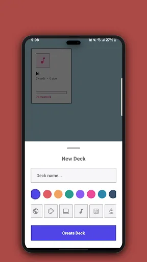 Flashcards Cast Hen Keen Android app screenshot 3