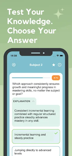 MCAT Exam Prep Flashcards 2026 Android app screenshot 3