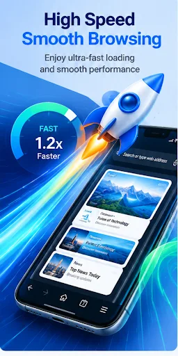 Flux Browser - Private browser Android app screenshot 3