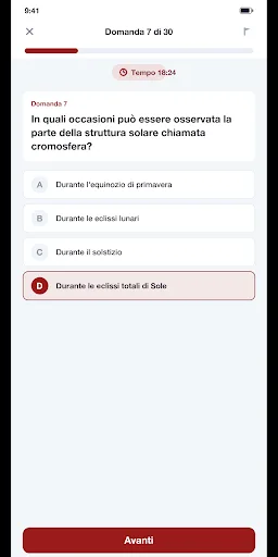 Concorso Carabinieri Quiz 2026 Android app screenshot 3