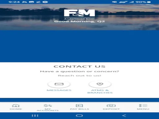 F&M, A Lawrence Bank Android app screenshot 4