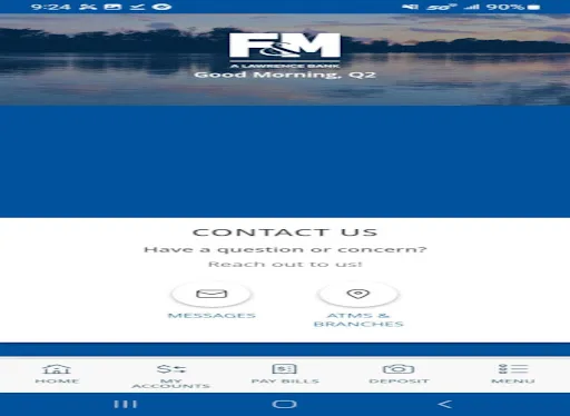 F&M, A Lawrence Bank Android app screenshot 5