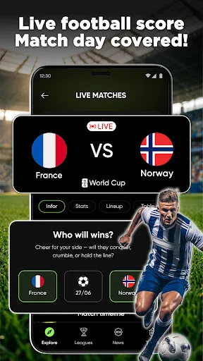 Live Scores: Football Match Android app screenshot 3