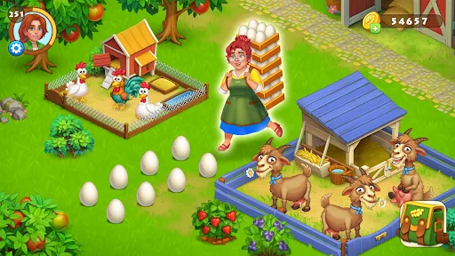 Farm Town: Merge Cozy Village Android app screenshot 3