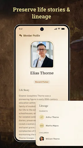 Forebear Android app screenshot 2