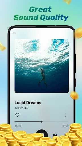 Lucky Tunes - Rewards & Music Android app screenshot 5