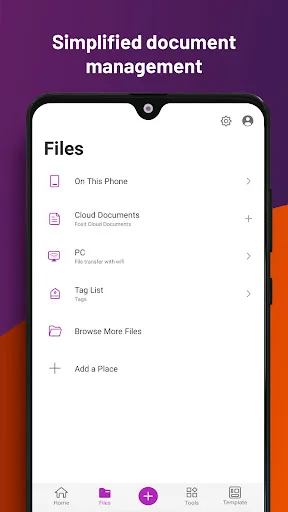 Foxit PDF Editor Android app screenshot 1