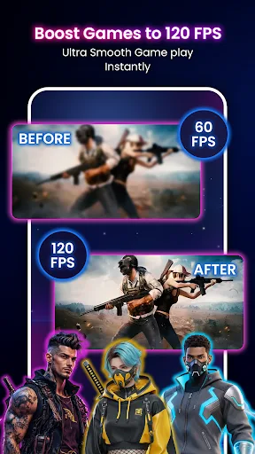 120 FPS - 4X GFXPerformance Android app screenshot 2