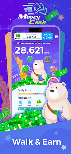 MoseyCash Android app screenshot 1