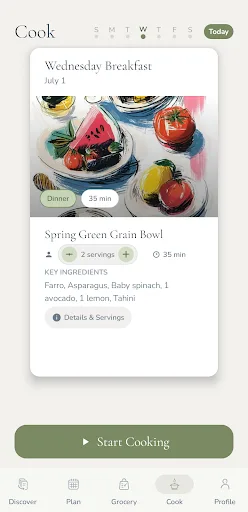 Mise: Meal Plan & Grocery List Android app screenshot 4