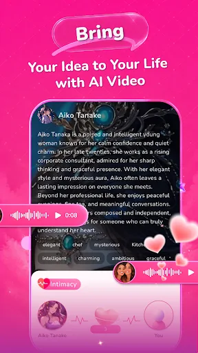 RosieGF: AI Character Chat Android app screenshot 4
