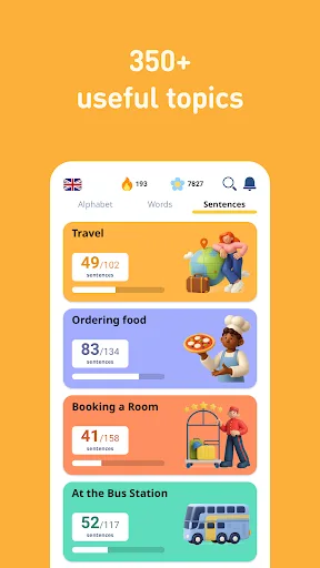 Learn English - 11,000 Words Android app screenshot 5