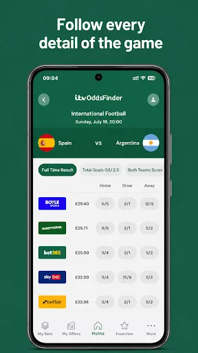 ITV OddsFinder: Compare Odds Android app screenshot 2