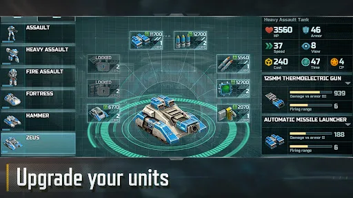 Art of War 3:RTS strategy game Android app screenshot 3