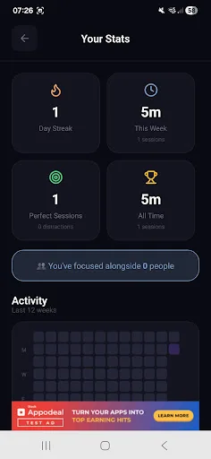 Gentle Focus - ADHD Pomodoro Android app screenshot 4