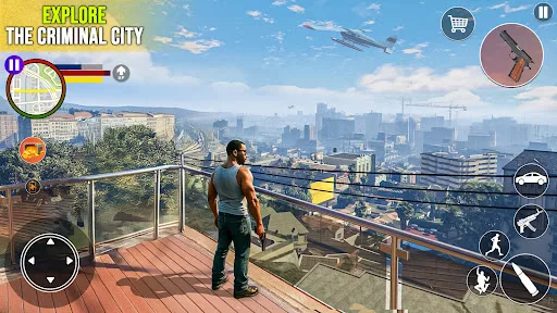 Grand Gangster City Sim Game Android app screenshot 3