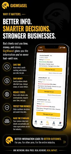 GigWeasel Android app screenshot 2