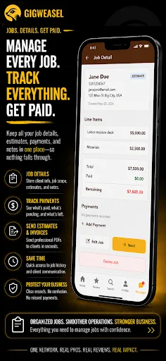 GigWeasel Android app screenshot 5