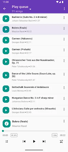 Simple Music Player Android app screenshot 2