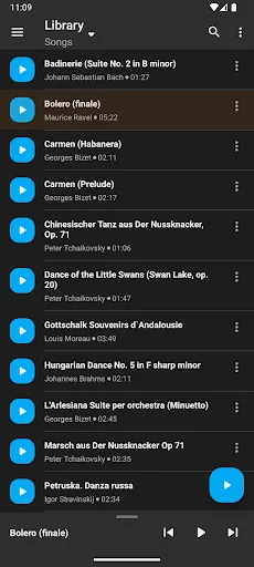 Simple Music Player Android app screenshot 3