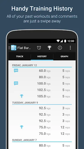 FitNotes - Gym Workout Log Android app screenshot 3