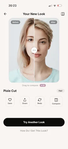GlowTwn: AI Looks & Try-On Android app screenshot 4