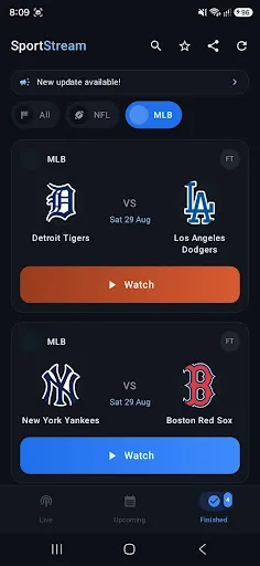 Dofu Live NFL NCAA Stream Android app screenshot 2
