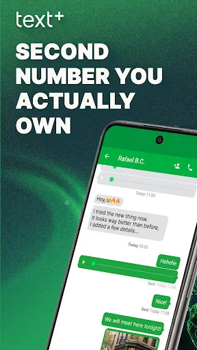 textPlus: Text Message + Call Android app screenshot 1