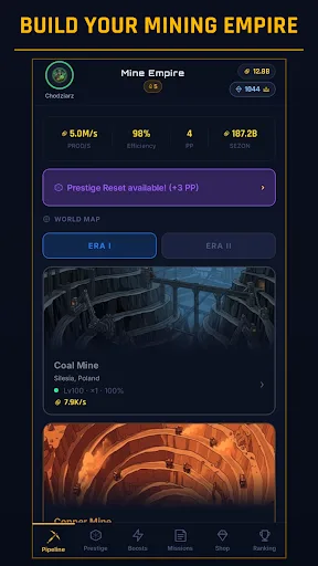 Mine Empire: Idle Tycoon Android app screenshot 1