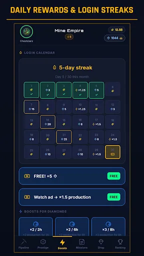 Mine Empire: Idle Tycoon Android app screenshot 4
