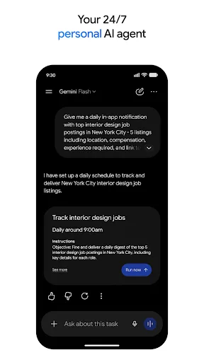 Google Gemini Android app screenshot 4