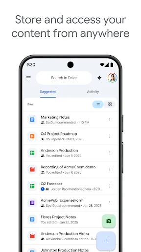 Google Drive Android app screenshot 1