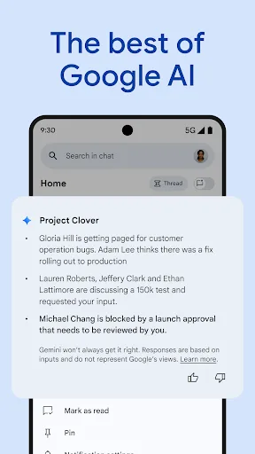 Google Chat Android app screenshot 2