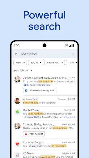 Google Chat Android app screenshot 4