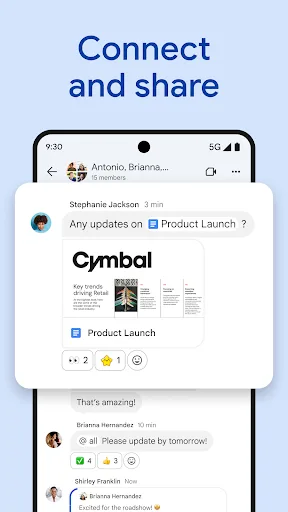 Google Chat Android app screenshot 6