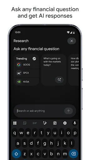 Google Finance Android app screenshot 4