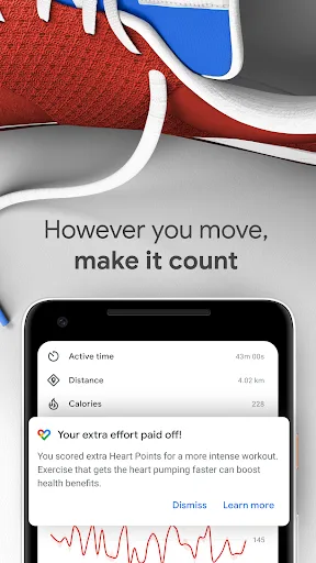 Google Fit: Activity Tracking Android app screenshot 3