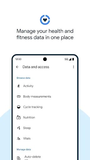 Health Connect Android app screenshot 4