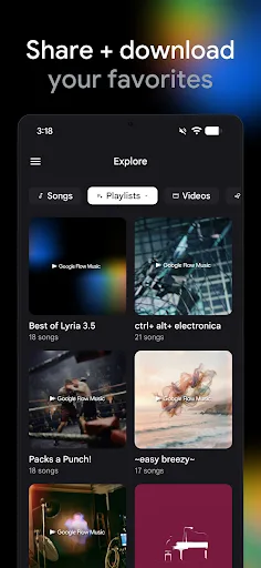 Google Flow Music Android app screenshot 5
