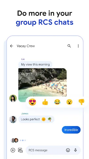 Google Messages Android app screenshot 1