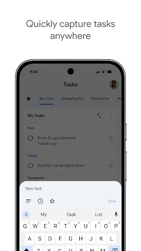 Google Tasks Android app screenshot 1