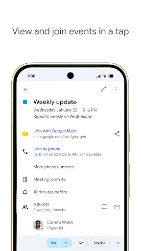 Google Calendar Android app screenshot 3