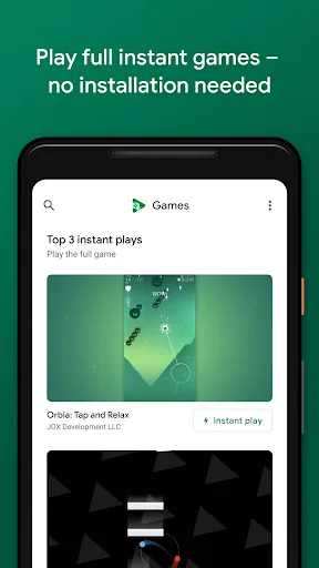 Google Play Games Android app screenshot 1