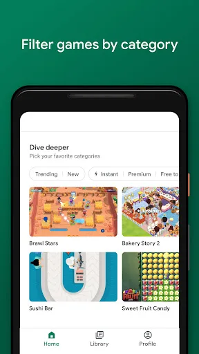Google Play Games Android app screenshot 4